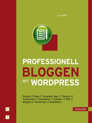 cover image of Professionell bloggen mit WordPress